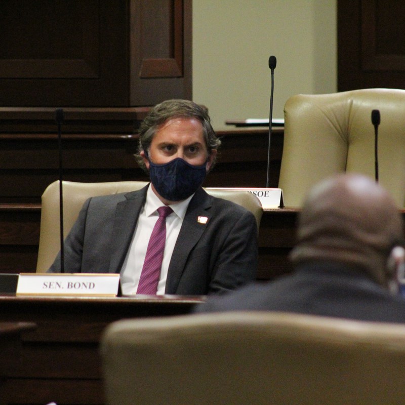 senator-greg-leding-listening-to-an-answer-during-the-alc-charitable-penal-and-correctional-institutions-committee-meeting-on-july-20-2020
