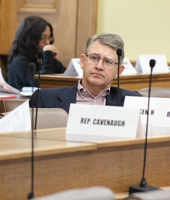 senator-mark-johnson-and-senator-ricky-hill-listening-to-testimony-during-the-joint-meeting-on-advanced-communications-and-information-technology-on-jan-15-2020